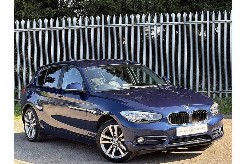 Used BMW 116 Sport Line 2018 Blue Hatchback