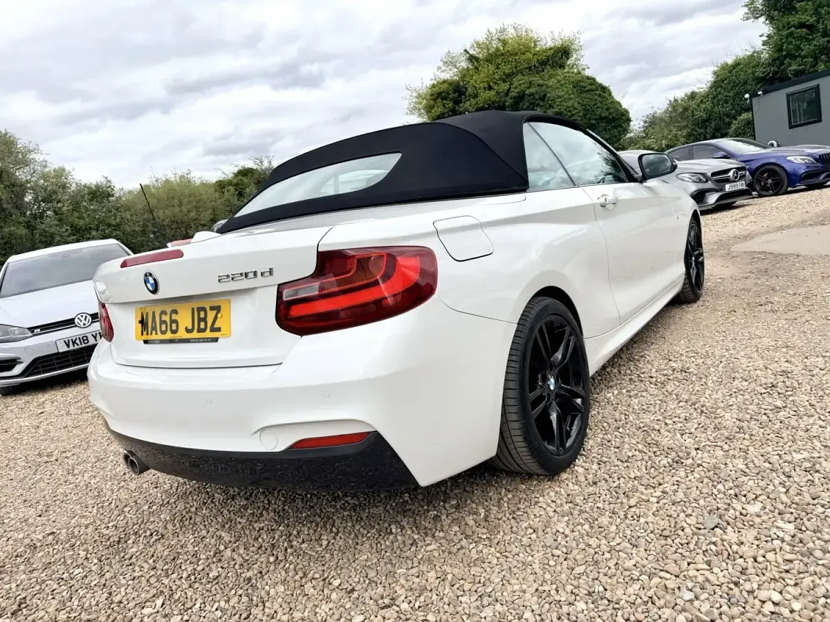 Used BMW 220 M Sport 2016 White Cabriolet
