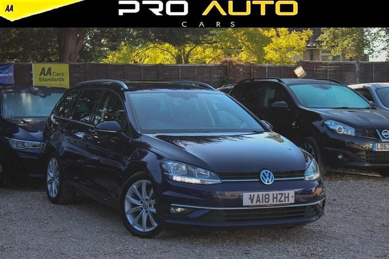 Blue Used 2018 VW Golf VII GT Estate | £9,400 (Fair price) - Image 1/4