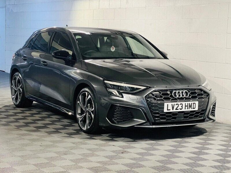 Grey Used 2023 Audi A3 Sportback S-Line Hatchback | £19,989 (Good price) - Image 1/4