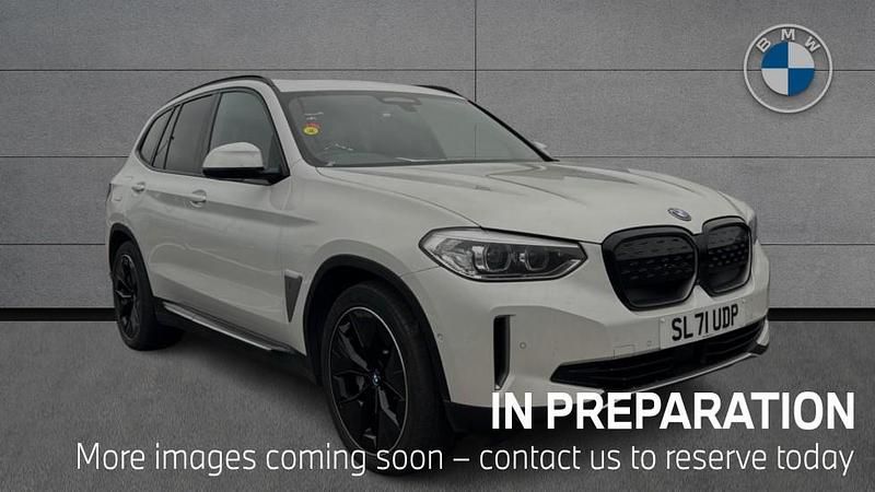 White Used 2021 BMW iX3 Shadowline SUV | £24,970 (Fair price) - Image 1/4