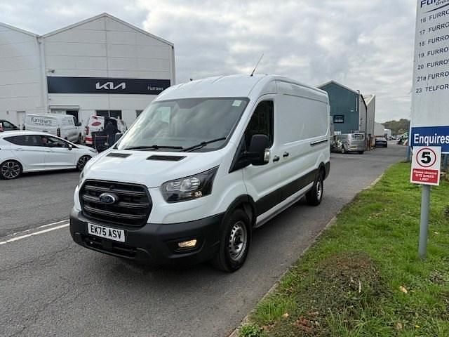 New Ford Transit 130 HP (95 kW) 2025 White Van
