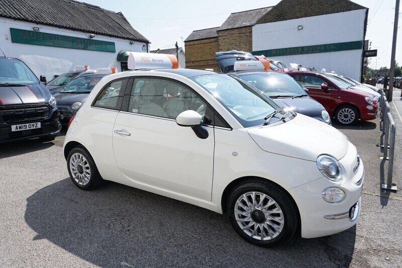 White Used 2018 Fiat 500 Lounge Hatchback | £5,500 (Fair price) - Image 1/1