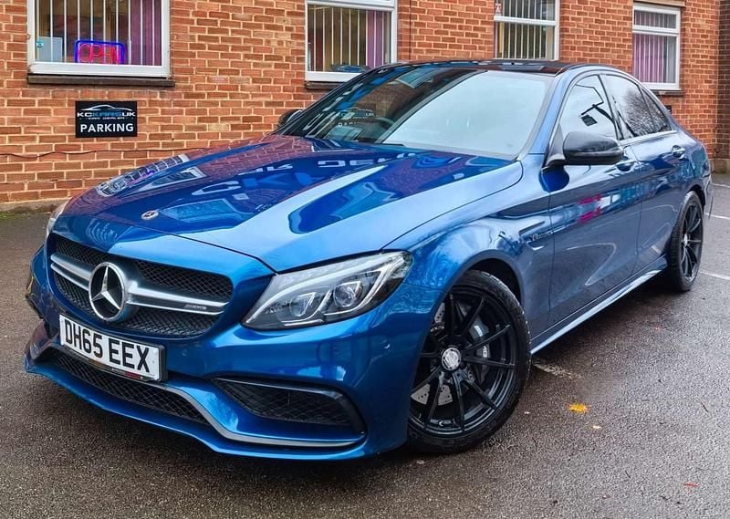 Used Mercedes C63 AMG Premium 2016 Blue Sedan