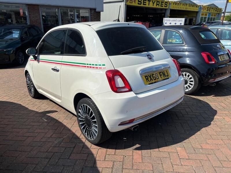 White Used 2018 Fiat 500 Lounge Hatchback | £11,995 (Expensive) - Image 1/4