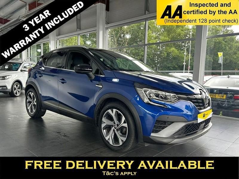 Blue Used 2021 Renault Captur RS Line SUV | £14,995 (Fair price) - Image 1/2