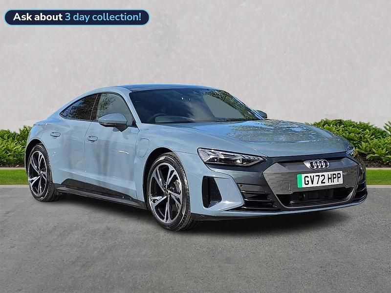 Grey Used 2022 Audi e-tron GT quattro Business Sedan | £42,709 (Good price) - Image 1/4