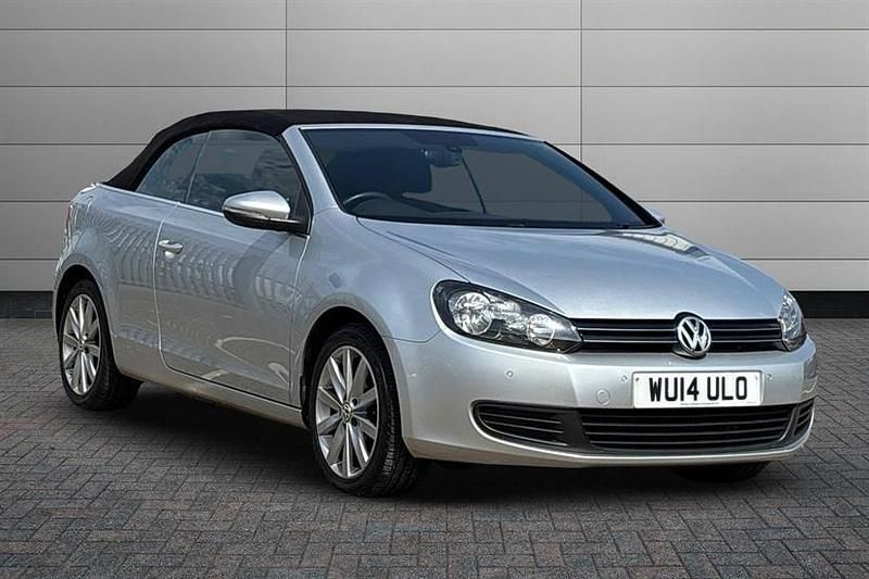 Reflex silver with black roof Used 2014 VW Golf Cabriolet SE Cabriolet | £5,490 (Fair price) - Image 1/4