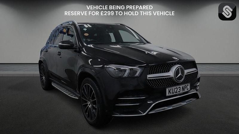 Obsidian black Used 2022 Mercedes GLE400 AMG line SUV | £39,600 (Fair price) - Image 1/4