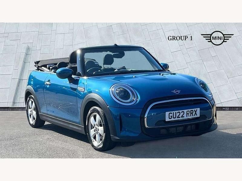 Blue Used 2022 Mini Cooper Cabriolet Classic Cabriolet | £16,875 (Fair price) - Image 1/4