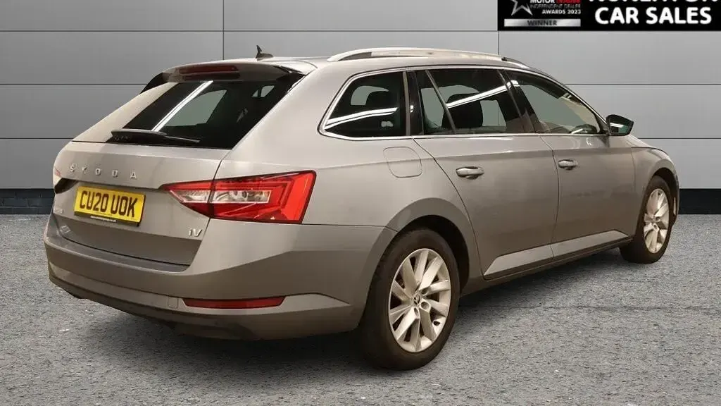 Used Skoda Superb SE Technology 218 HP (160 kW) 2020 Grey Estate