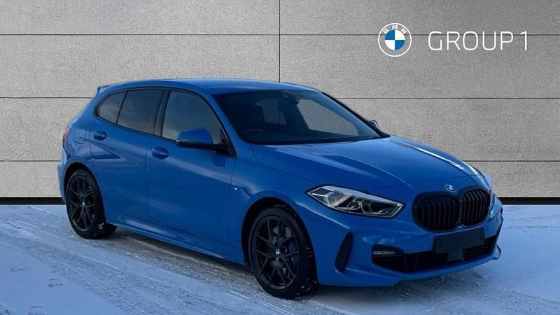 Used BMW 118 M Sport 134 HP (98 kW) 2023 Blue Hatchback