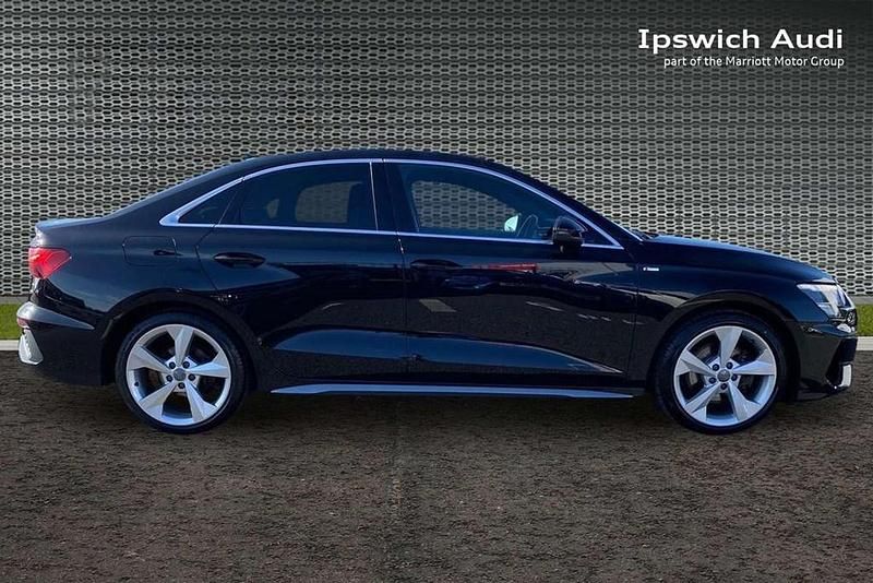 Used Audi A3 S-Line 147 HP (108 kW) 2020 Black Sedan