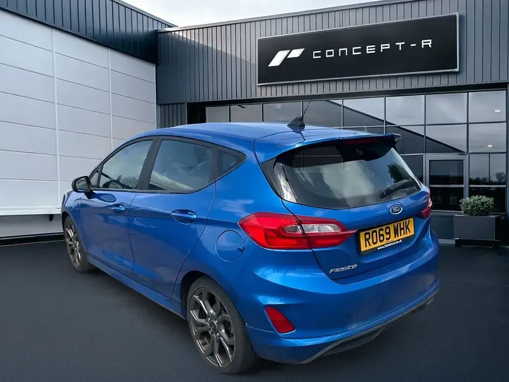 Used Ford Fiesta ST-Line 100 HP (73 kW) 2019 Blue Hatchback