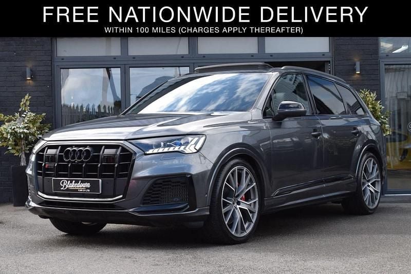 Grey Used 2021 Audi SQ7 Comfort SUV | £53,499 (Expensive) - Image 1/4
