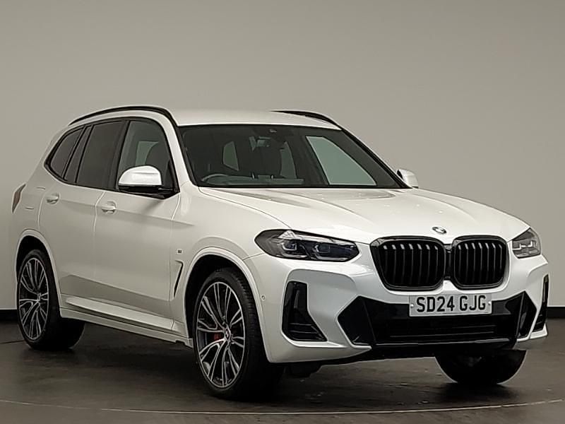 White Used 2024 BMW X3 M Sport SUV | £41,198 (Fair price) - Image 1/4
