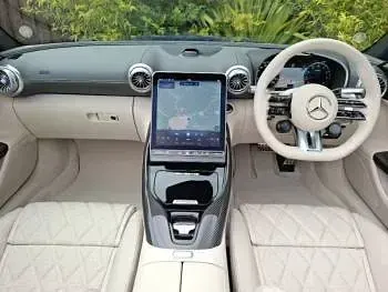 New Mercedes SL63 AMG Premium Plus 585 HP (430 kW) 2026 Blue Cabriolet