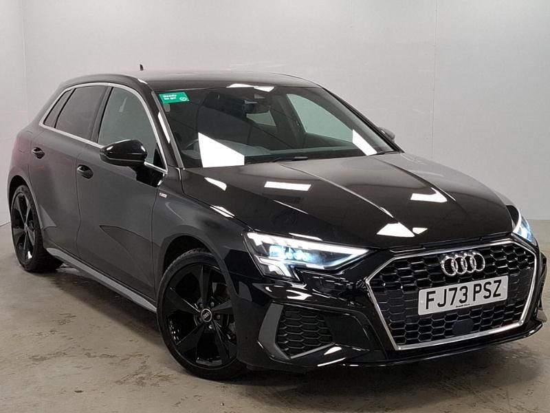 Black Used 2024 Audi A3 S-Line Hatchback | £22,998 (Fair price) - Image 1/4