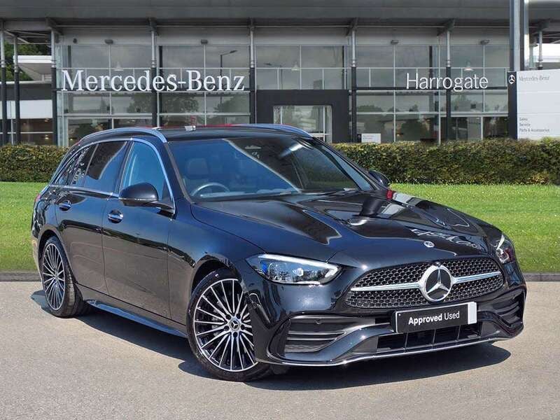 Black Used 2024 Mercedes C200 AMG Line Premium Plus Estate | £38,500 (Expensive) - Image 1/4