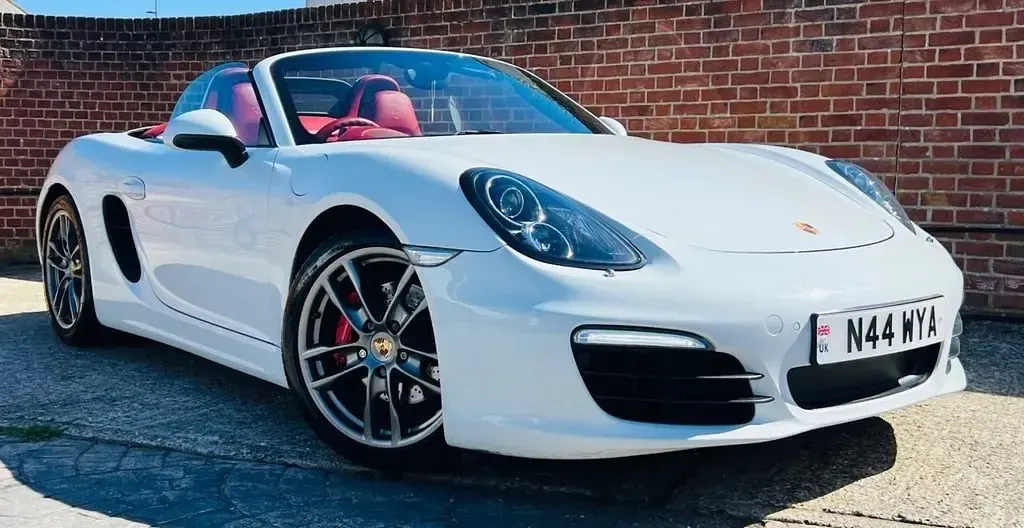 Used Porsche Boxster 315 HP (231 kW) 2014 White Cabriolet