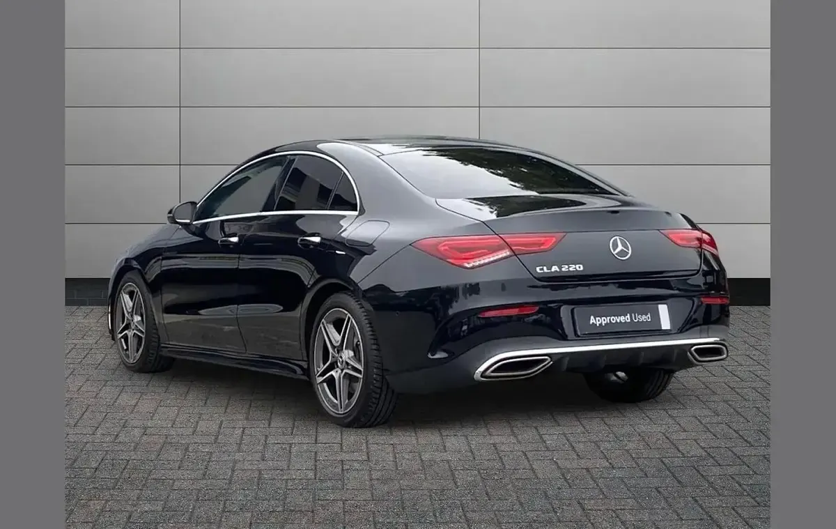 Used Mercedes CLA220 AMG Line Premium 187 HP (137 kW) 2019 Black Coupe