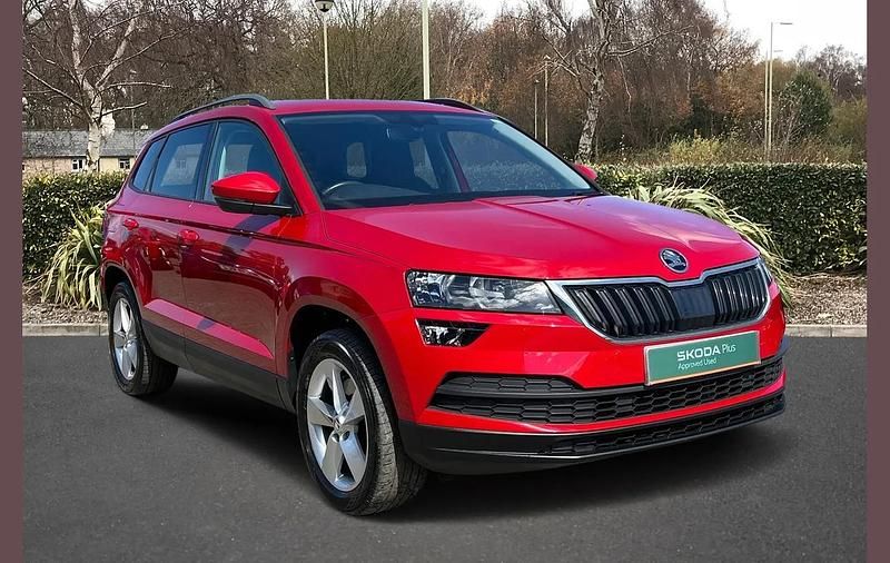 Used Skoda Karoq SE 150 HP (110 kW) 2019 Red SUV
