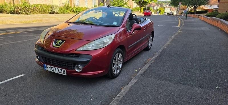 Red Used 2007 Peugeot 207 CC Sport Cabriolet | £999 (A bit pricey) - Image 1/4