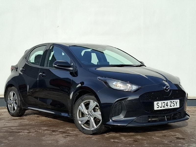 Used Mazda 2 Exclusive-Line 116 HP (85 kW) 2024 Black Hatchback