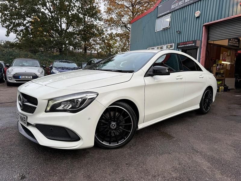 White Used 2017 Mercedes CLA220 AMG line Sedan | £12,440 (Fair price) - Image 1/4