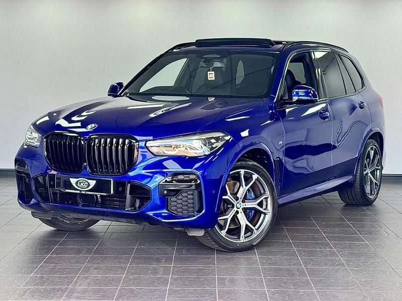 Blue Used 2023 BMW X5 M Sport SUV | £52,990 (Expensive) - Image 1/4