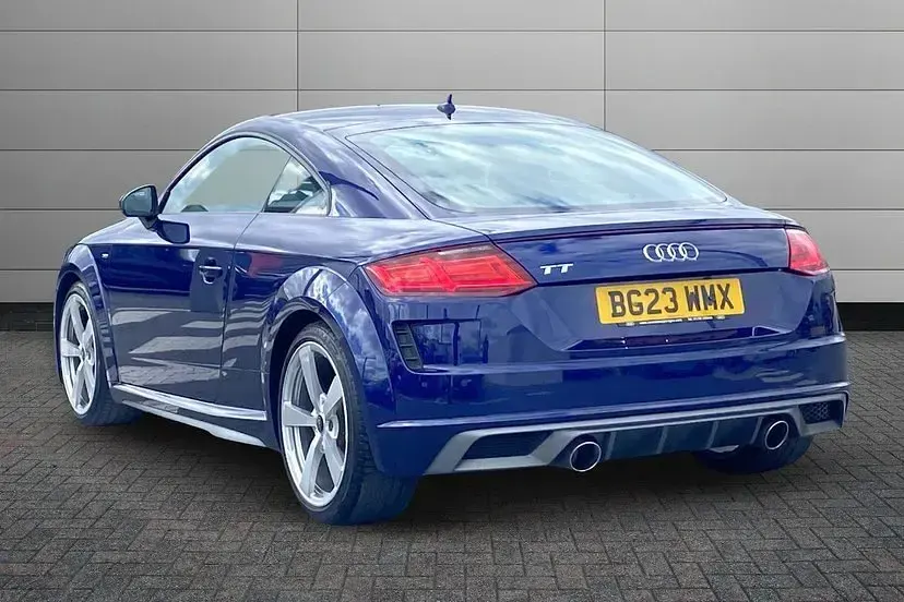 Used Audi TT S-Line 194 HP (142 kW) 2023 Navarra blue Coupe