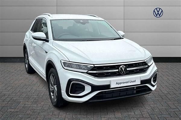 White New 2025 VW T-Roc R-line SUV | £27,470 (Fair price) - Image 1/4