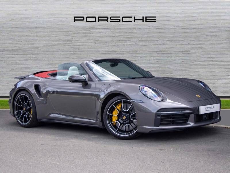 Agate grey metallic Used 2023 Porsche 911 Turbo S Cabriolet | £164,350 (Good price) - Image 1/4