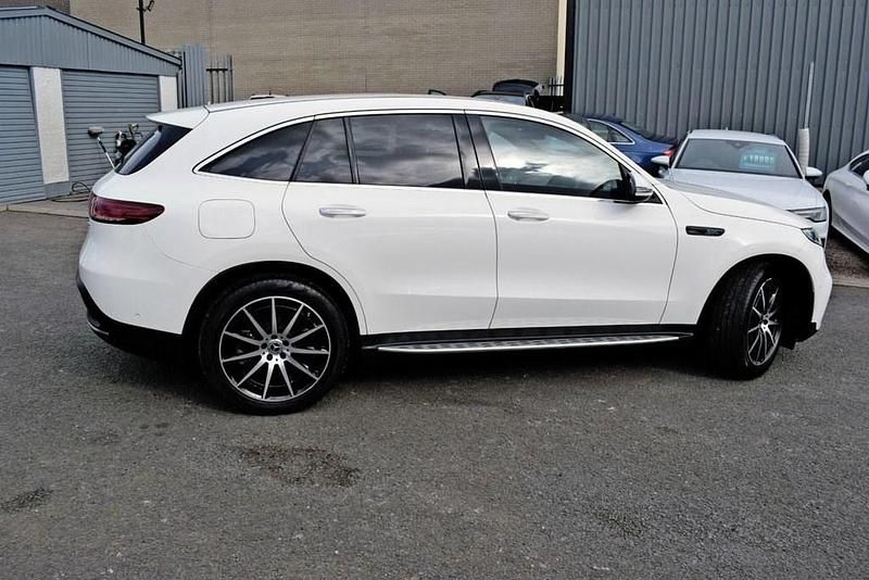 Used Mercedes EQC400 AMG line 300 kW (408 HP) 2022 White SUV