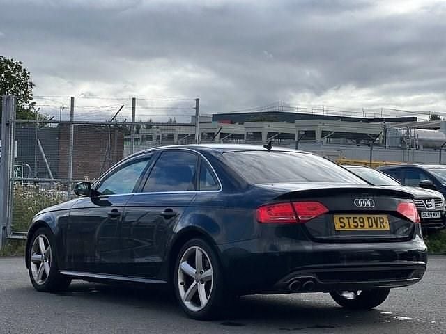 Used Audi A4 S-Line 143 HP (105 kW) 2009 Black Sedan