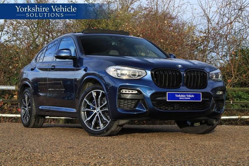 Used BMW X4 M Sport 190 HP (139 kW) 2019 Blue SUV