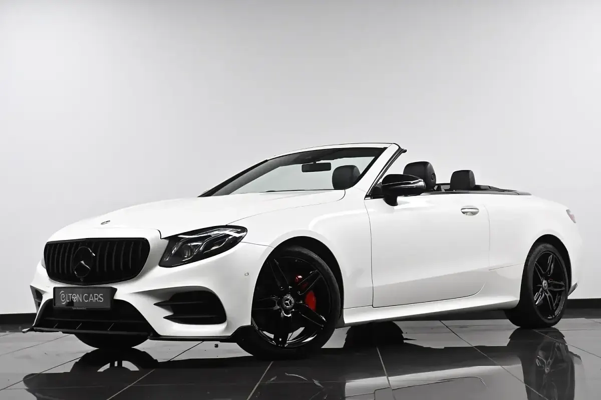 Used Mercedes E350 AMG Line Premium Plus 2018 White Cabriolet