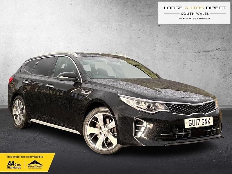 Black Used 2017 Kia Optima GT-Line S Estate | £14,190 (A bit pricey) - Image 1/4