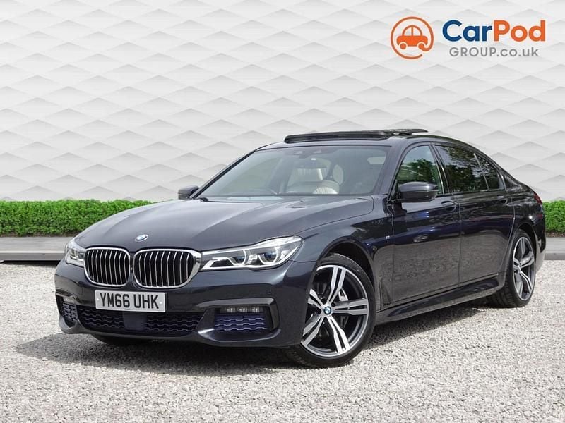 Grey Used 2017 BMW 740L M Sport Sedan | £24,990 (Fair price) - Image 1/3