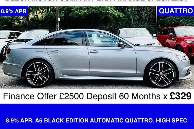 Grey Used 2018 Audi A6 Black Edition Sedan | £17,990 (Fair price) - Image 1/1