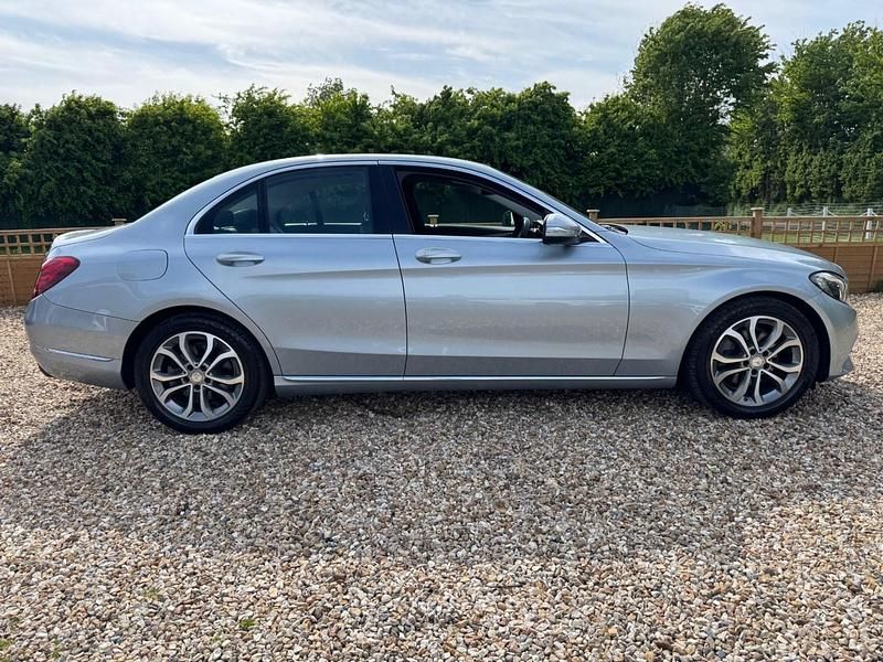Begagnad Mercedes C220 2014 Silver Sedan