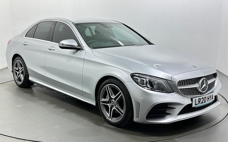 Second-hand Mercedes C220 AMG line 194 CP (142 kW) 2019 Berlinǎ