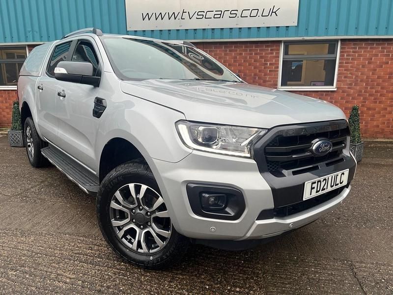 Używany Ford Ranger Wildtrack 2021 Srebrny Pickup