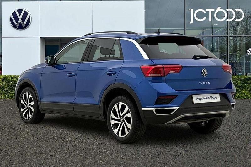 Used VW T-Roc Active 110 HP (80 kW) 2021 Blue SUV