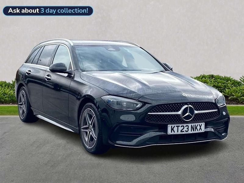 Used Mercedes C300e AMG Line Premium Plus 2023 Black Estate