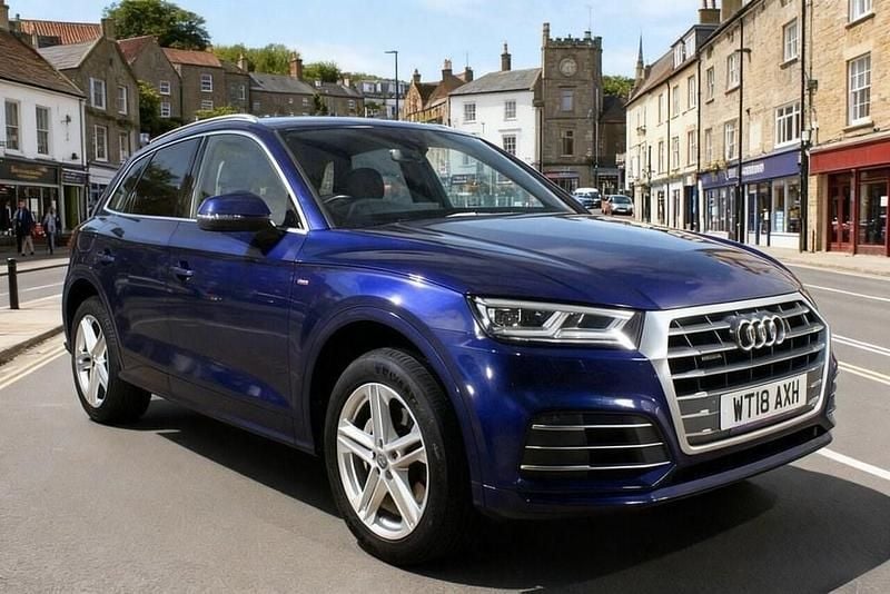 Blue Used 2018 Audi Q5 S-Line SUV | £15,250 (Super price) - Image 1/3