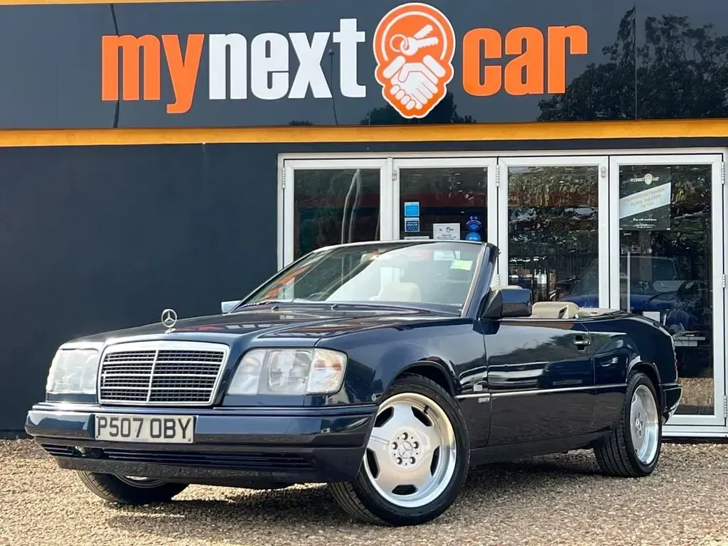 Used Mercedes E220 1997 Blue Cabriolet