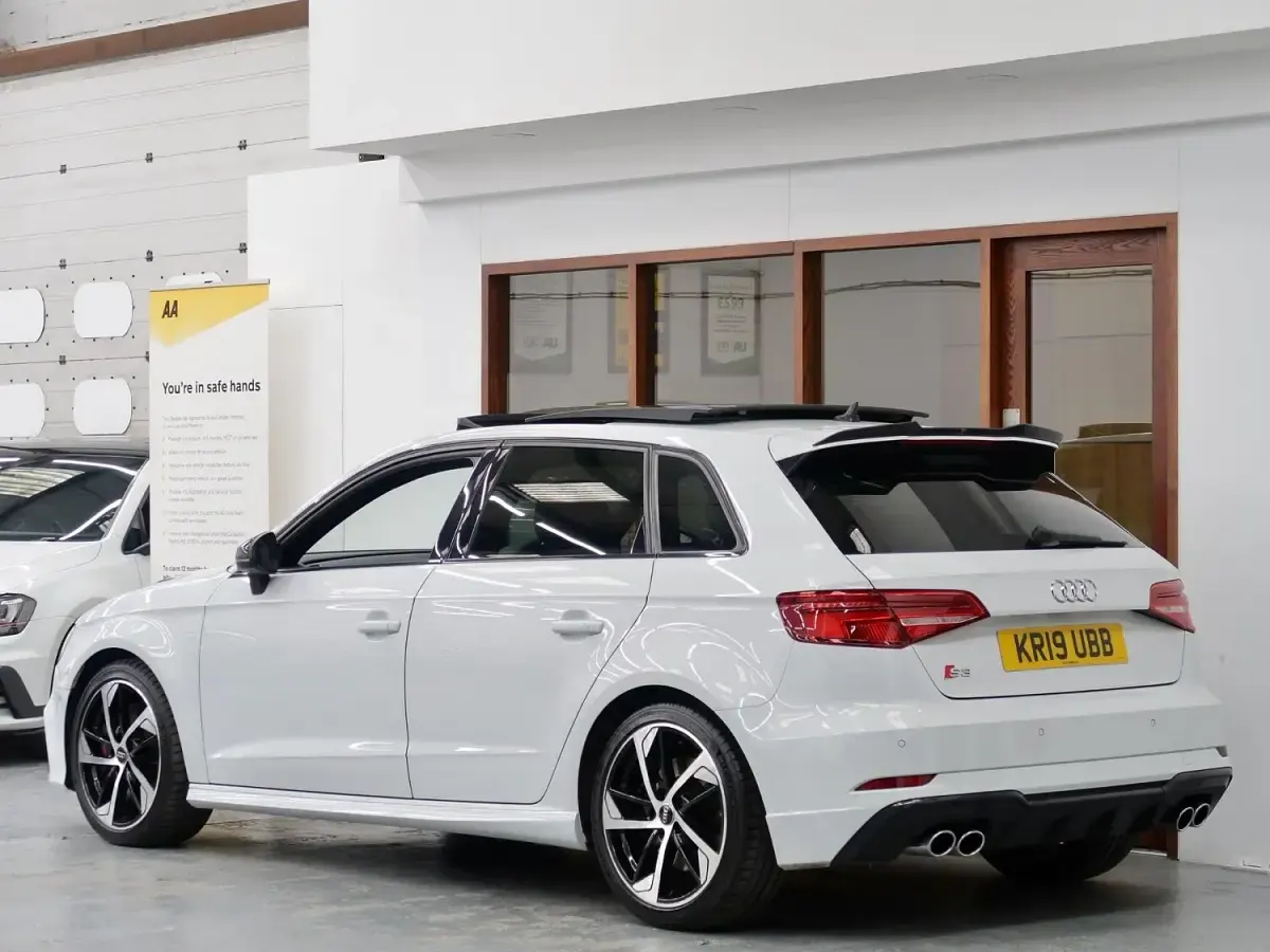 Used Audi S3 Sportback Black Edition 2019 White Hatchback