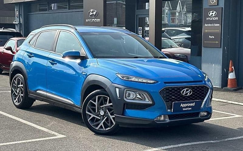 Used Hyundai Kona Premium 141 HP (103 kW) 2020 Blue SUV