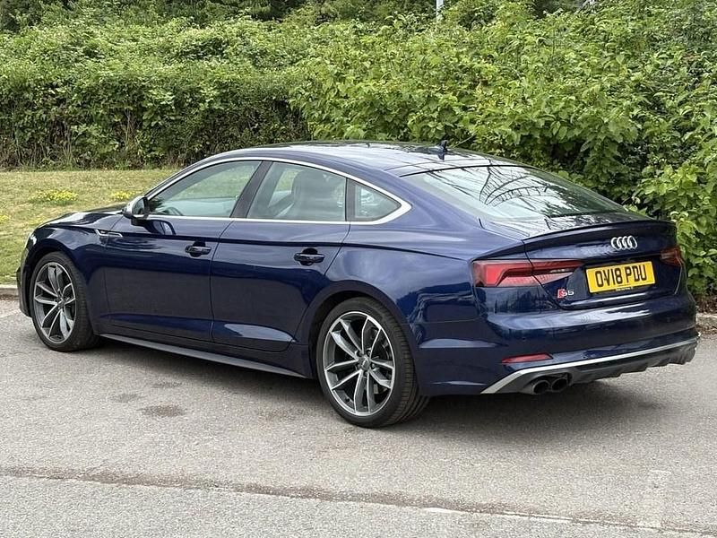 Used Audi S5 Sportback Design 354 HP (260 kW) 2018 Blue Hatchback